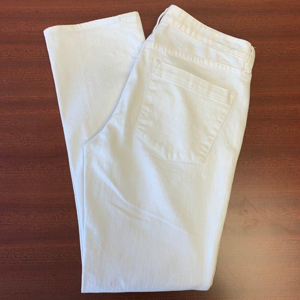 J. Crew White Matchstick Jeans